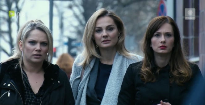 Przyjaciółki 7 odc. 86 Zuza (Anita Sokołowska), Inga (Małgorzata Socha), Patrycja (Joanna Liszowska)
