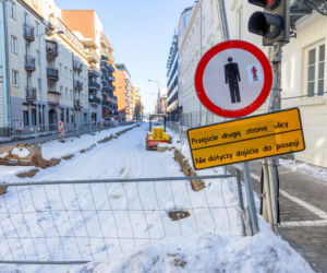 Przebudowa ul. Okrzei w Warszawie