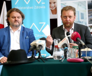 Minister Szumowski spotkał się z uczniami klasy VII