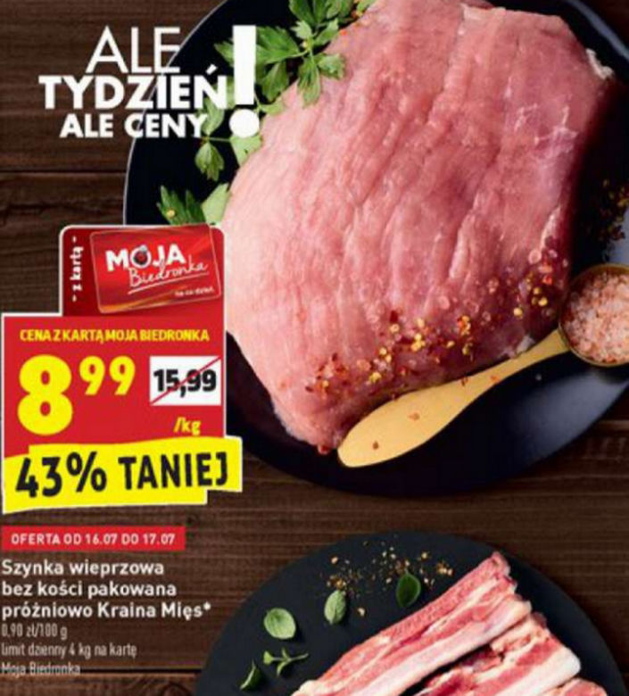 Biedronka promocje na lipcowy weekend