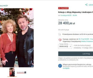 Alicja Majewska i Andrzej Piaseczny  będą gotować dla Owsiaka