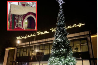 Grinch w Myszkowie? Świąteczny domek nie rozbłysnął przez kradzież oświetlenia