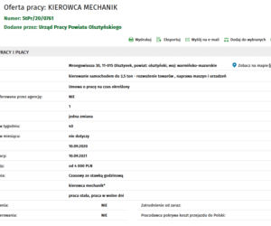Praca w woj. warmińsko-mazurskim. Oferty z zarobkami powyżej 3 tys. złotych