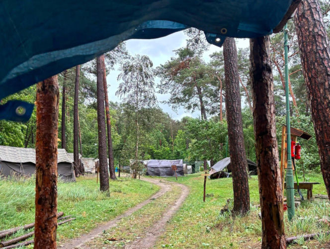 Ewakuacja obozu harcerskiego we Fromborku