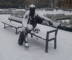 W Bydgoszczy znów prószy śnieg
