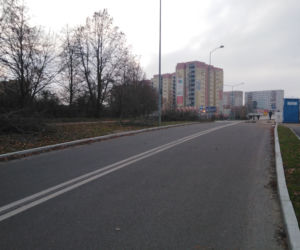 Ulica Szafera w przeddzień rozpoczęcia przebudowy
