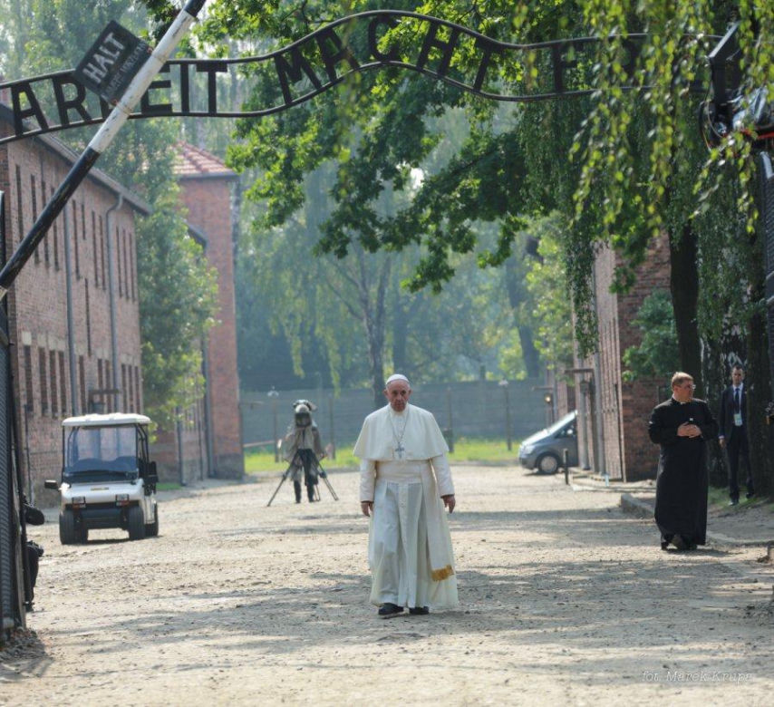 Jedyna wizyta papieża Franciszka w Polsce. Odwiedził Kraków, Częstochowę i Oświęcim