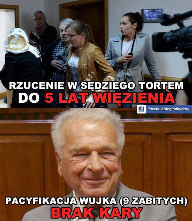 Tortem w sędzię - mem