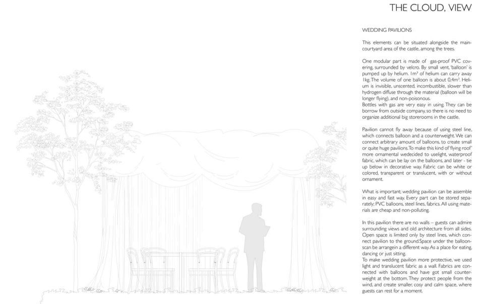 "Under the Cloud" - praca nagrodzona w konkursie "Wedding Oasis"