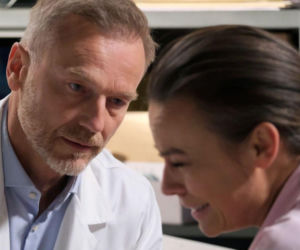 M jak miłość odc. 1893. Magda (Anna Mucha), Andrzej Budzyński (Krystian Wieczorek)