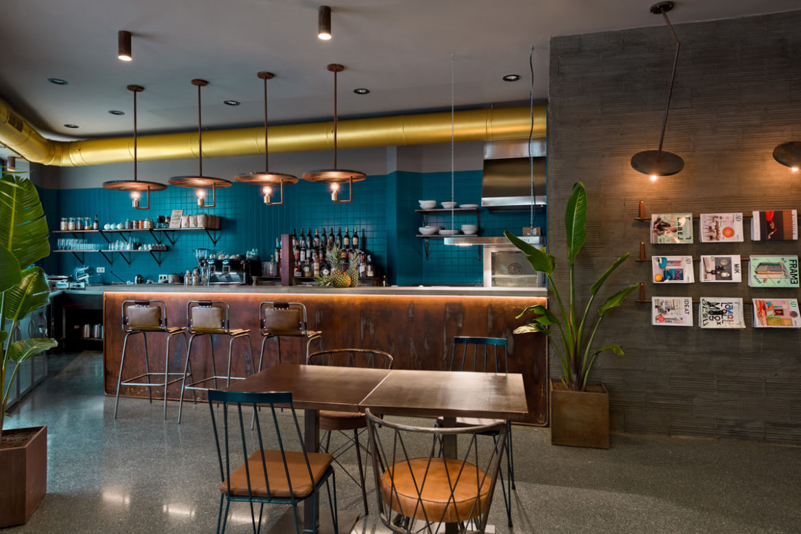 Wnętrze restauracji La Manera
