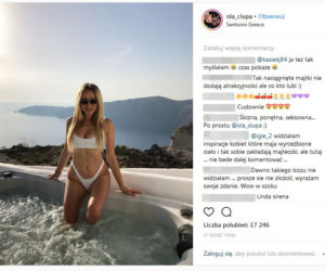 Seksowna Ola Ciupa kusi w bikini