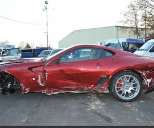 rozbite Ferrari 599 Cristiano Ronaldo