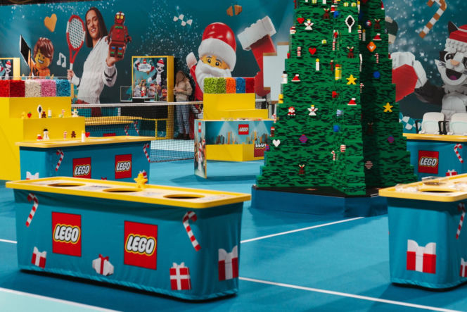 Iga Świątek bawiła się z dziećmi LEGO