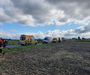 Autobus wypadł z drogi! Fatalny wypadek w Wytrębowicach [ZDJĘCIA]