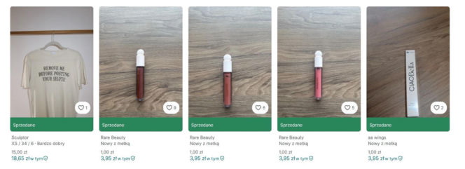 Wersow postanowiła wyprzedać szafę i rozpętała aferę. Sprzedaje rzeczy, które dostała za darmo!