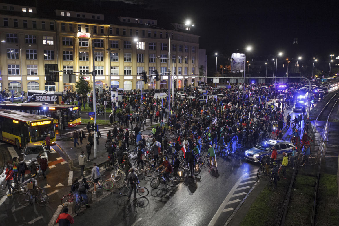 Protest kobiet we Wrocławiu