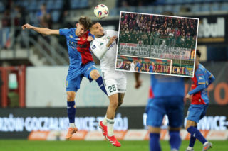 Kibice Piasta Gliwice zaczepili prezydenta Karola Nawrockiego. Mocny transparent