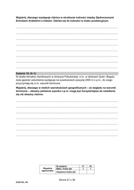 Matura 2024: geografia rozszerzona. ARKUSZ FORMUŁA 2015