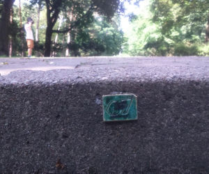 Schody w toruńskim Parku Miejskim