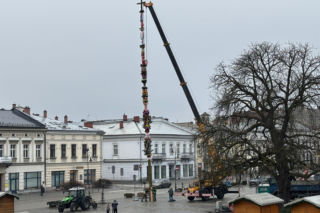 Palma wielkanocna na nowosądeckim Rynku