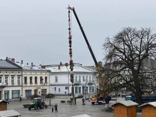 Palma wielkanocna na nowosądeckim Rynku