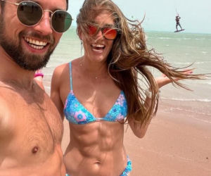 Aleksandra Król-Walas z mężem Janem Walasem