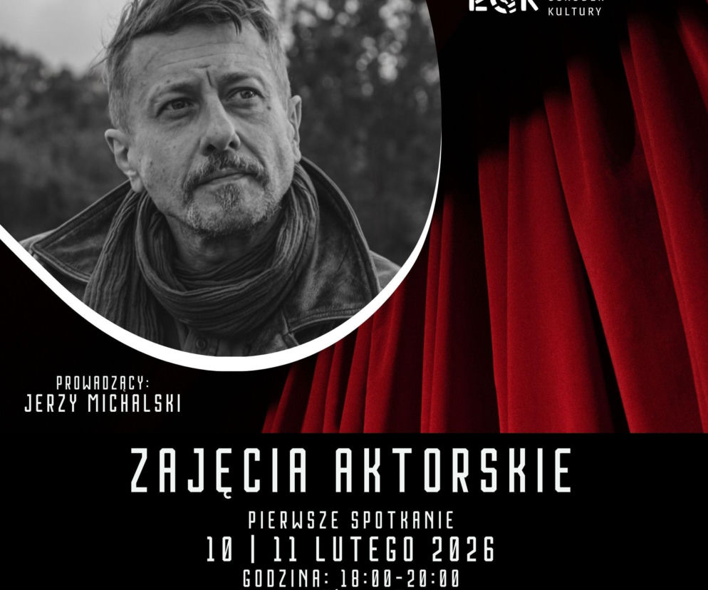 Łukowski Ośrodek Kultury tworzy grupę teatralną dla dorosłych (16+)!