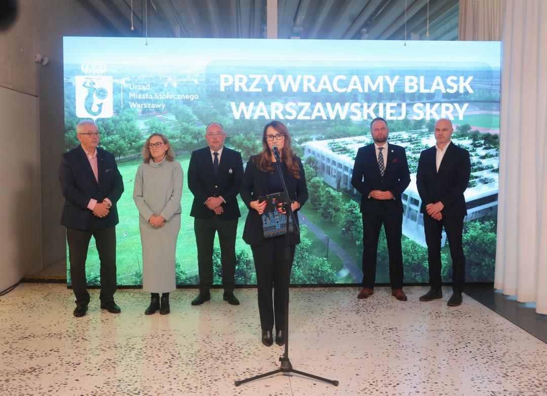 Nowoczesna hala stanie na Skrze w Warszawie. Urzędnicy szukają projektanta