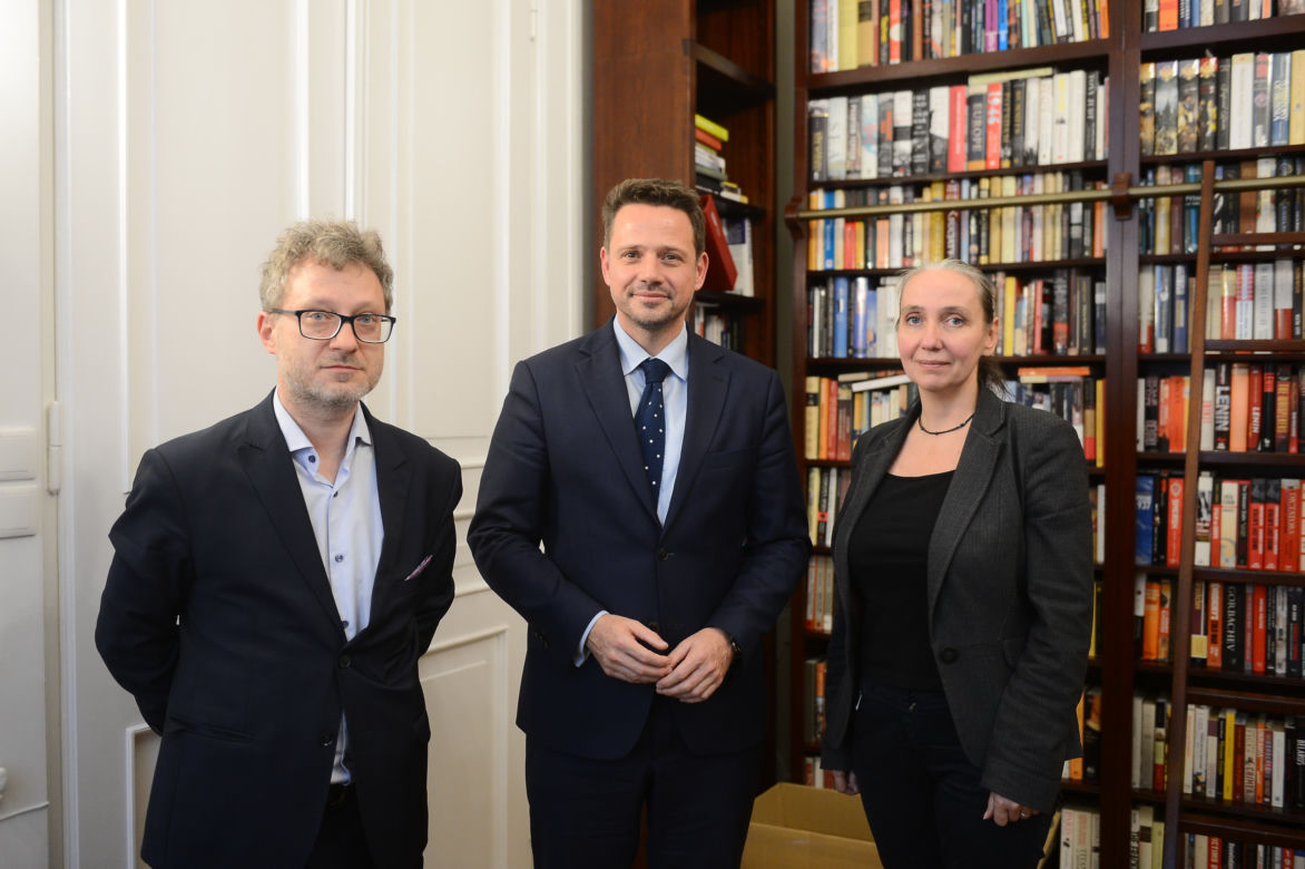 Hubert Biskupski, Rafał Trzaskowski, Izabela Kraj