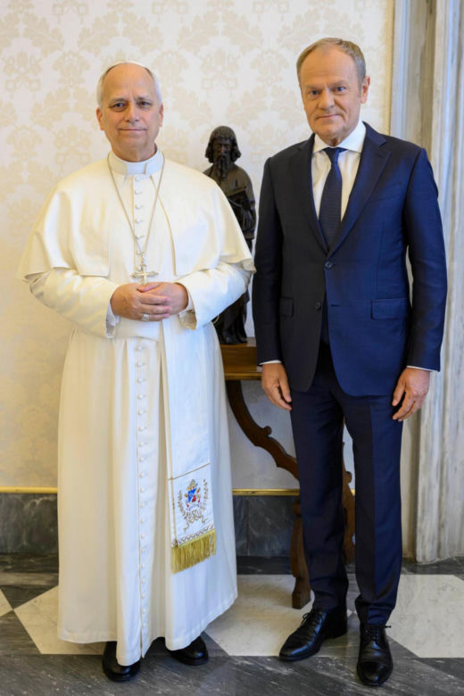 Donald Tusk u papieża Leona XIV