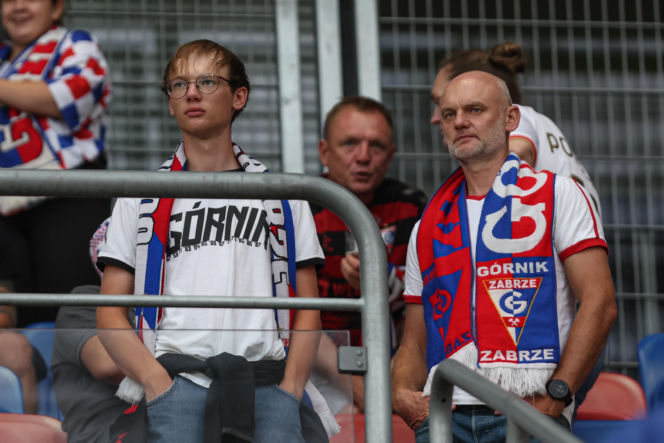 Górnik Zabrze - AS Monaco: Zdjęcia kibiców i zawodników z meczu eliminacji Ligi Konferencji