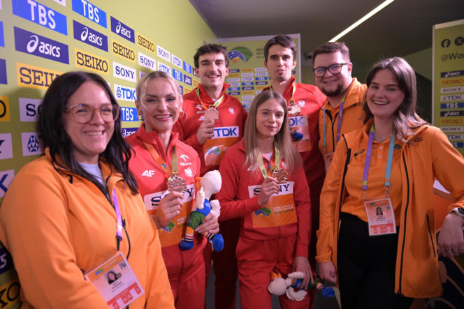 Halowe Mistrzostwa Świata w Lekkoatletyce Kujawy Pomorze 26 w Toruniu: Zdjęcia kibiców i zawodników z soboty, 2. dnia imprezy