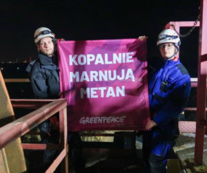 Akcja Greenpeace Knurów