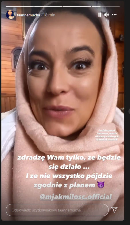 M jak miłość na planie. Magda (Anna Mucha)
