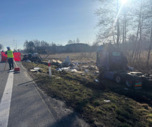 Śmiertelny wypadek na DK94 w Ładnej [ZDJĘCIA]