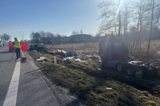 Śmiertelny wypadek na DK94 w Ładnej [ZDJĘCIA]