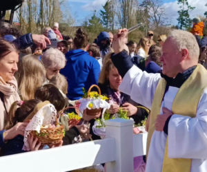 Konna święconka w Szczecinie