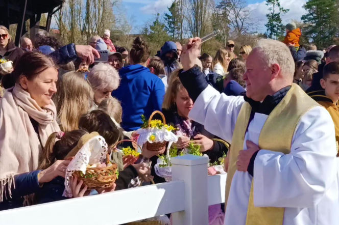 Konna święconka w Szczecinie