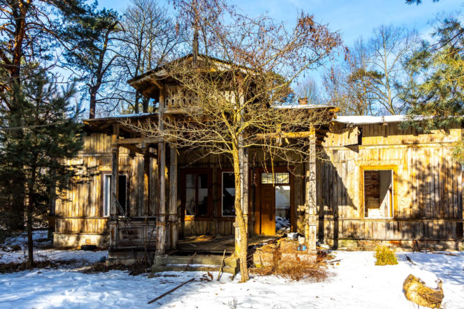 Ruiny domu Wedla w Otwocku