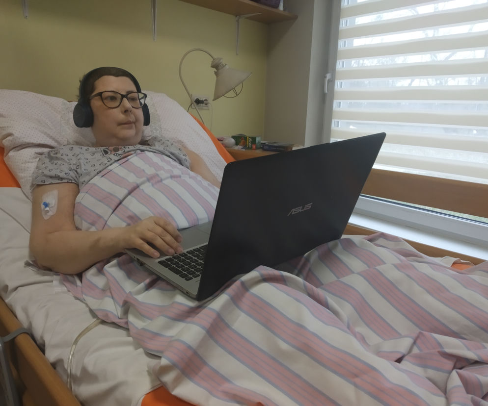 Pani Monika z Hospicjum św.Tomasza Apostoła w Sosnowcu 
