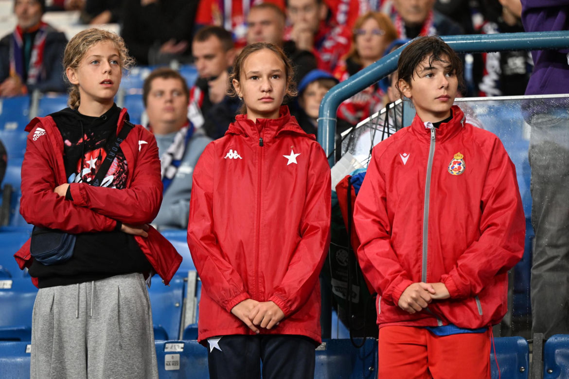 Wisła Kraków - Jagiellonia Białystok; Zdjęcia kibiców i zawodników z meczu 8. kolejki PKO BP Ekstraklasy