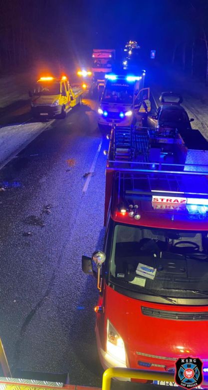 Wypadek na DK 10 pod Bydgoszczą! Jedna osoba poszkodowana [ZDJĘCIA]