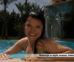Joanna Jabłczyńska na wakacjach