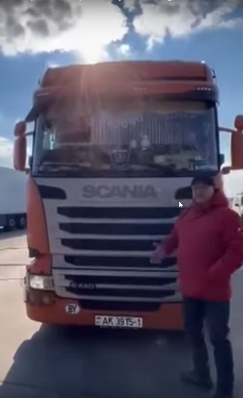 Filip Chajzer + Tiry na przejściu granicznym