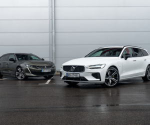 Volvo V60 T8 Twin Engine AWD R-Design AT8 vs. Peugeot 508 SW GT 2.0 BlueHDI 177 KM AT8