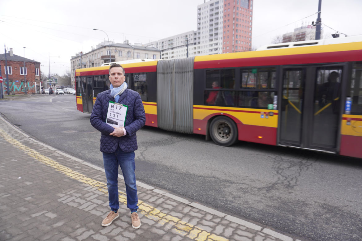 Autor petycji, pod którą podpisało się kilkuset mieszkańców Wawra - Mateusz Adamski