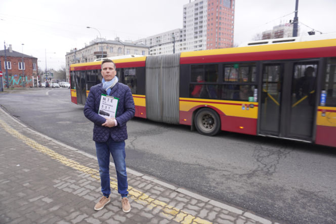 Autor petycji, pod którą podpisało się kilkuset mieszkańców Wawra - Mateusz Adamski