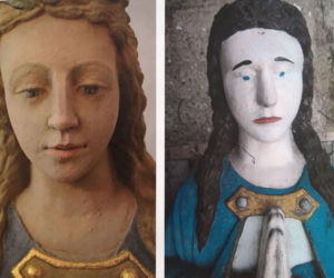 Fatalna renowacja figurki Maryi. Właściciel w szoku!