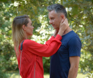 Pierwsza miłość. Natalia (Katarzyna Sowińska), Artur (Łukasz Płoszajski)